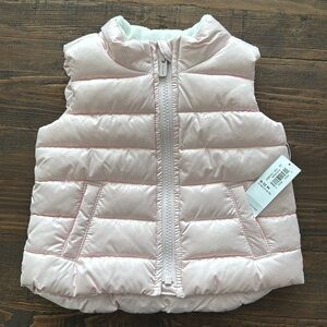 Old Navy Puffer Vest - Light Pink - 6-12M NWT